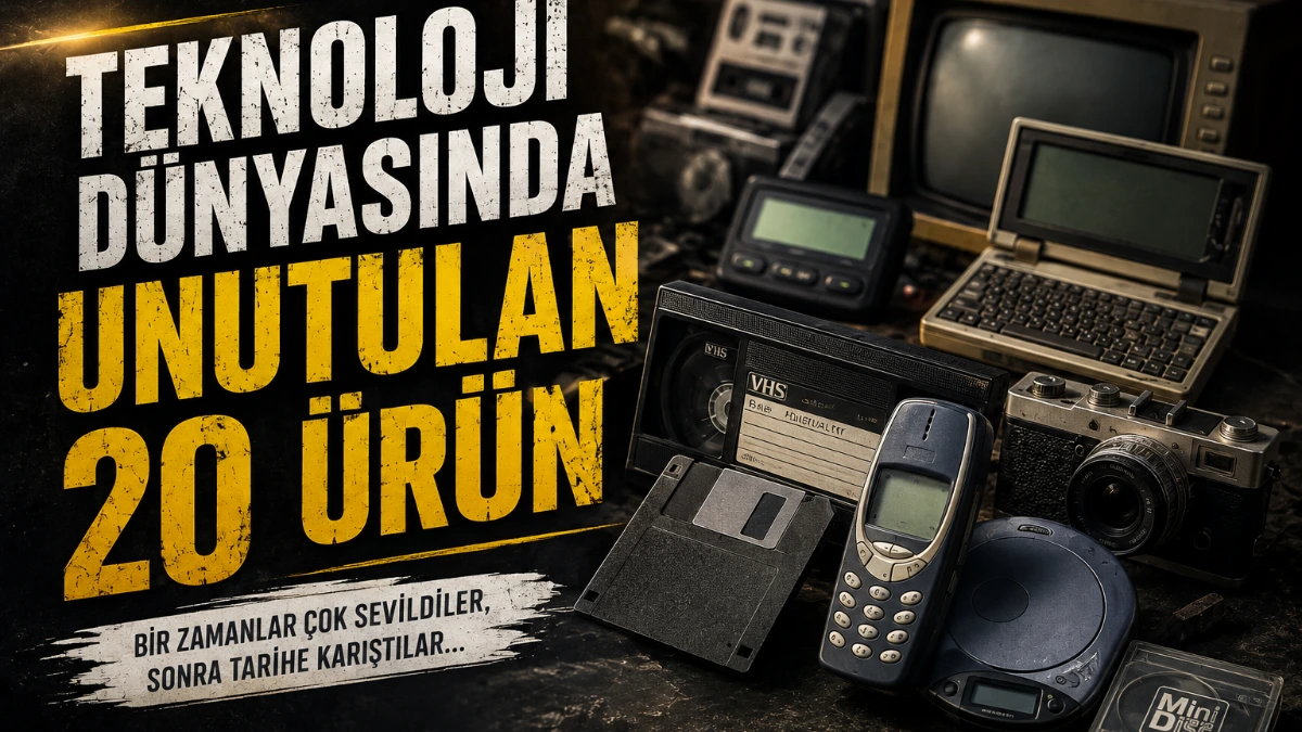 Teknoloji Dünyasında Unutulan 20 Ürün